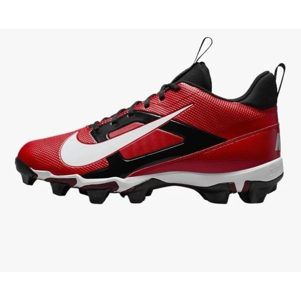 NIB Nike Alpha Menace 4 Shark NRG Red Football Cleats FQ4536-600 Men's Size 9 - Picture 8 of 10